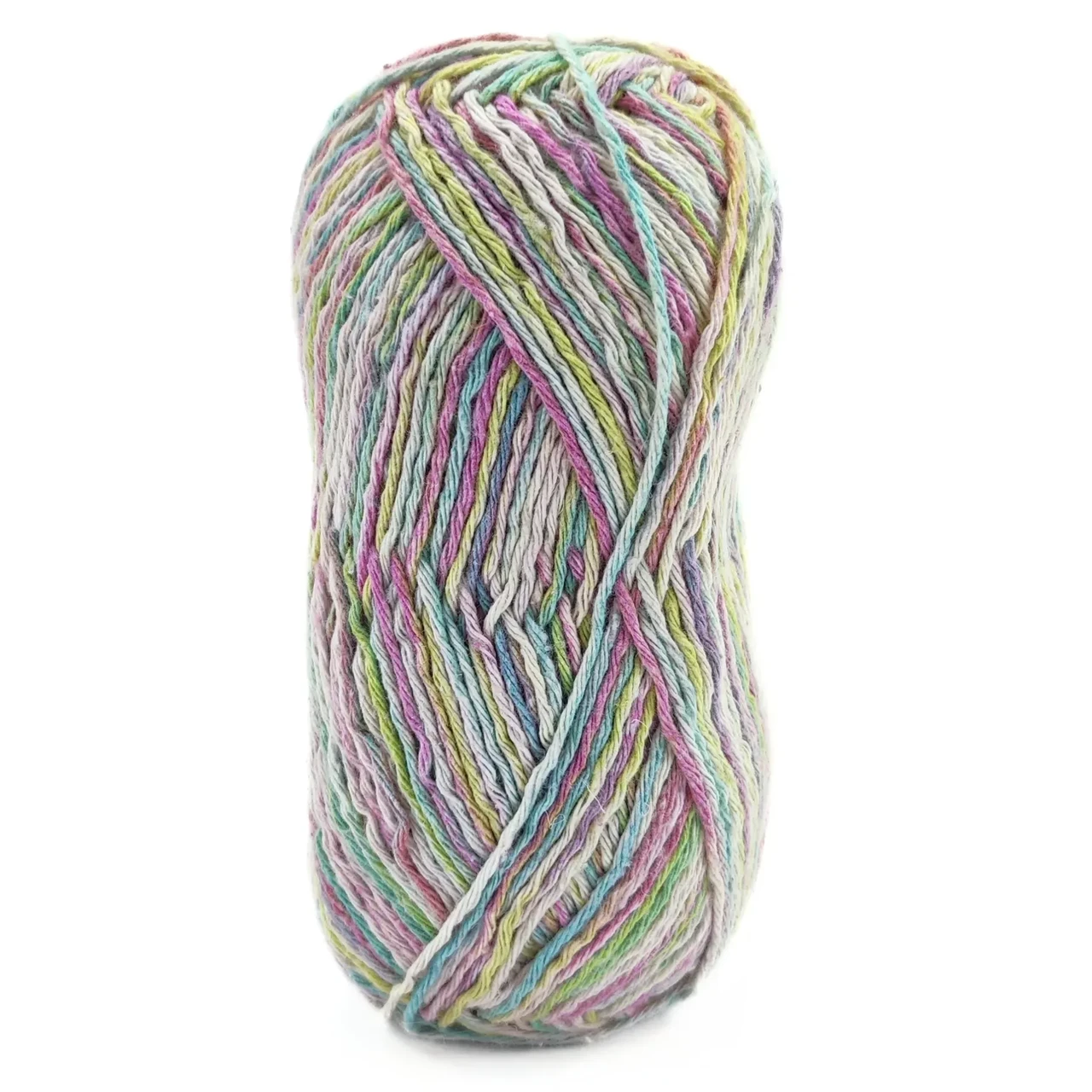 Пряжа Orchestra/Оркестра, рожевий-салатовий-бірюзовий Mandoline SE493, Etrofil, фото 1