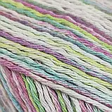 Пряжа Orchestra/Оркестра, рожевий-салатовий-бірюзовий Mandoline SE493, Etrofil, фото 3