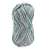 Пряжа Orchestra/Оркестра, синій-зелений-сірий Harmonica SE492, Etrofil, фото 2