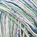 Пряжа Orchestra/Оркестра, синій-зелений-сірий Harmonica SE492, Etrofil, фото 3