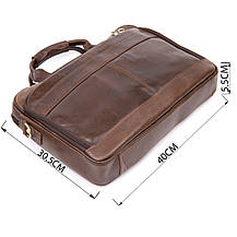 Сумка для ноутбука Vintage 20391 Коричнева, фото 3