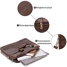 Сумка для ноутбука Vintage 20391 Коричнева, фото 4