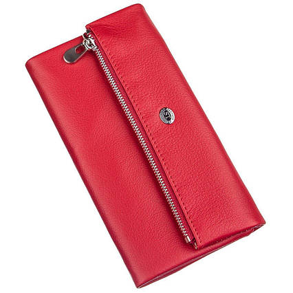 Жіночий шкіряний гаманець ST Leather 20091 Червоний, фото 1