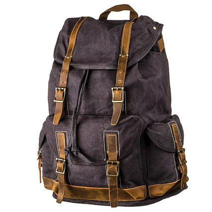 Похідний рюкзак canvas Vintage 20110 Сірий, фото 1