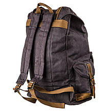 Похідний рюкзак canvas Vintage 20110 Сірий, фото 3