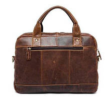 Сумка для ноутбуку з натуральної шкіри Vintage 14867 Коричнева, фото 5