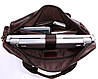 Сумка чоловіча Vintage 14114 Коричнева, фото 9