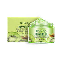 Гелева Маска нічна для особи з ківі і муцином равлики Bioaqua Kiwifruit Snail Tender Skin Sleep Mask