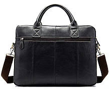 Сумка чоловіча під ноутбук Vintage 14662 Чорна, фото 2
