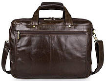 Сумка чоловіча Vintage 14247 для ноутбука з діагоналлю 15.6 дюйма Коричнева, фото 2