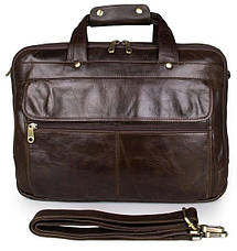 Сумка чоловіча Vintage 14247 для ноутбука з діагоналлю 15.6 дюйма Коричнева, фото 5