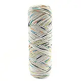 Пряжа Tiamo/Тіамо, Блакитний-жовтогарячий-сірий Cuddle SE311, Etrofil, фото 2