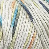 Пряжа Tiamo/Тіамо, Блакитний-жовтогарячий-сірий Cuddle SE311, Etrofil, фото 3