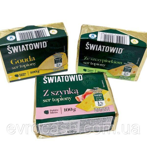 Сир плавлений Swiatowid 100 гр  в асортименті, фото 1