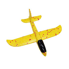 Дитячий метальний літак-планер Bambi C28006(Yellow) довжина 24 см, Toyman