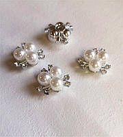 Серединка перли акрил біла 2,1см (2шт)