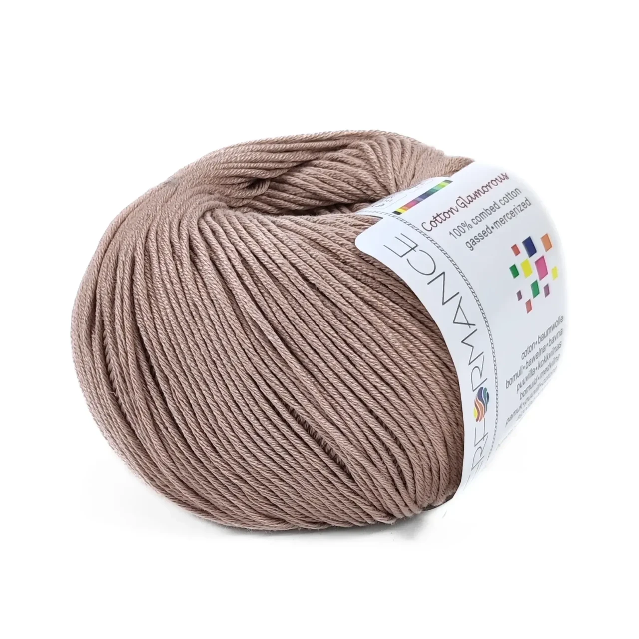 Пряжа Cotton Glamorous/Котон Гламорос, бежевий 217, Performance, фото 1