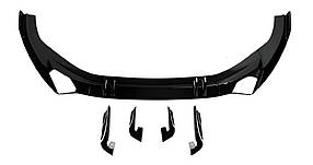 Передня Lip накладка V-3 (2020-2022) для Ауди A4 B9 рр