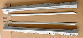 Бокові пороги RS-Style (для чотирьохдверної версії 2016-2019) для Ауди A5 рр