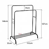 Стійка YOKA PENDI BLACK чорна, фото 4
