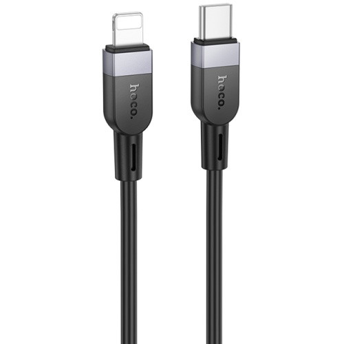 Кабель Hoco X109 Silicone (PD) Type-C - Lightning 27W/3m (Чорний)