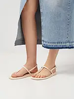Crocs Women's Miami Thong Sandal Flat сандалії жіночі крокс майки пудрові.