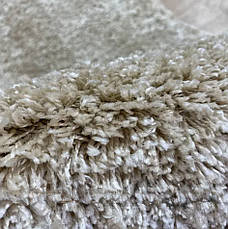 Килимок приліжковий з високим ворсом 0,60*1,10 овал бежевий Fantasy 12500/80о, фото 3