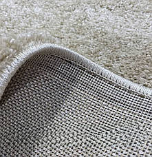 Килимок приліжковий з високим ворсом 0,60*1,10 овал бежевий Fantasy 12500/80о, фото 4