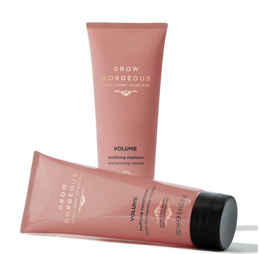 Зміцнюючий шампунь + кондиціонер для об’єму волосся Grow Gorgeous Volume Bodifying Shampoo + Conditioner 2X250мл