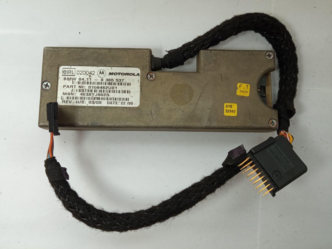 Електронний блок керування телефону BMW E39 Motorola 84.11-8 385 537 / 84118385537, фото 1