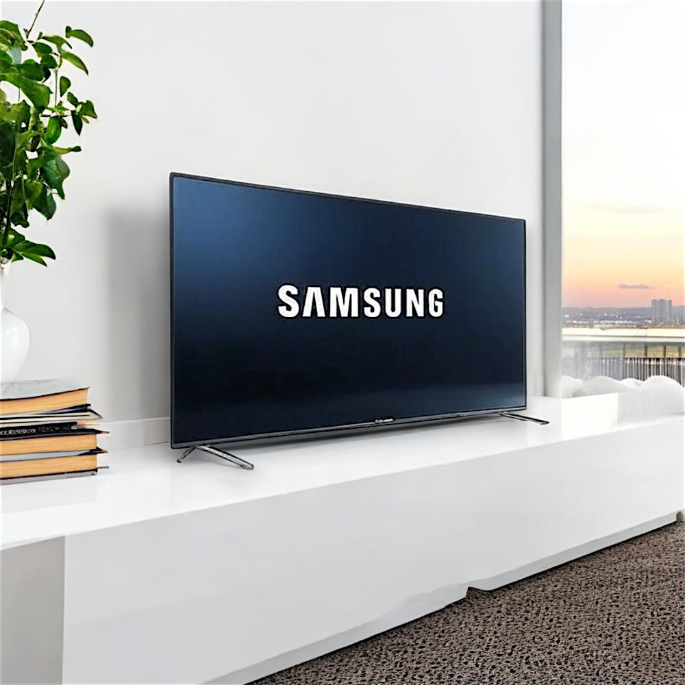 Плаский телевізор 32" Samsung Smart TV 4K T2 Телевізор з голосовим управлінням Android 14 WiFi LED Самсунг