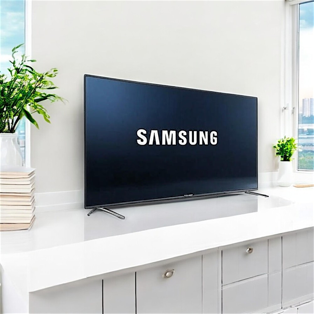Телевізор з голосовим керуванням Samsung 42" Smart TV Великий смарт телевізор Android TV 4K Full HD Wifi