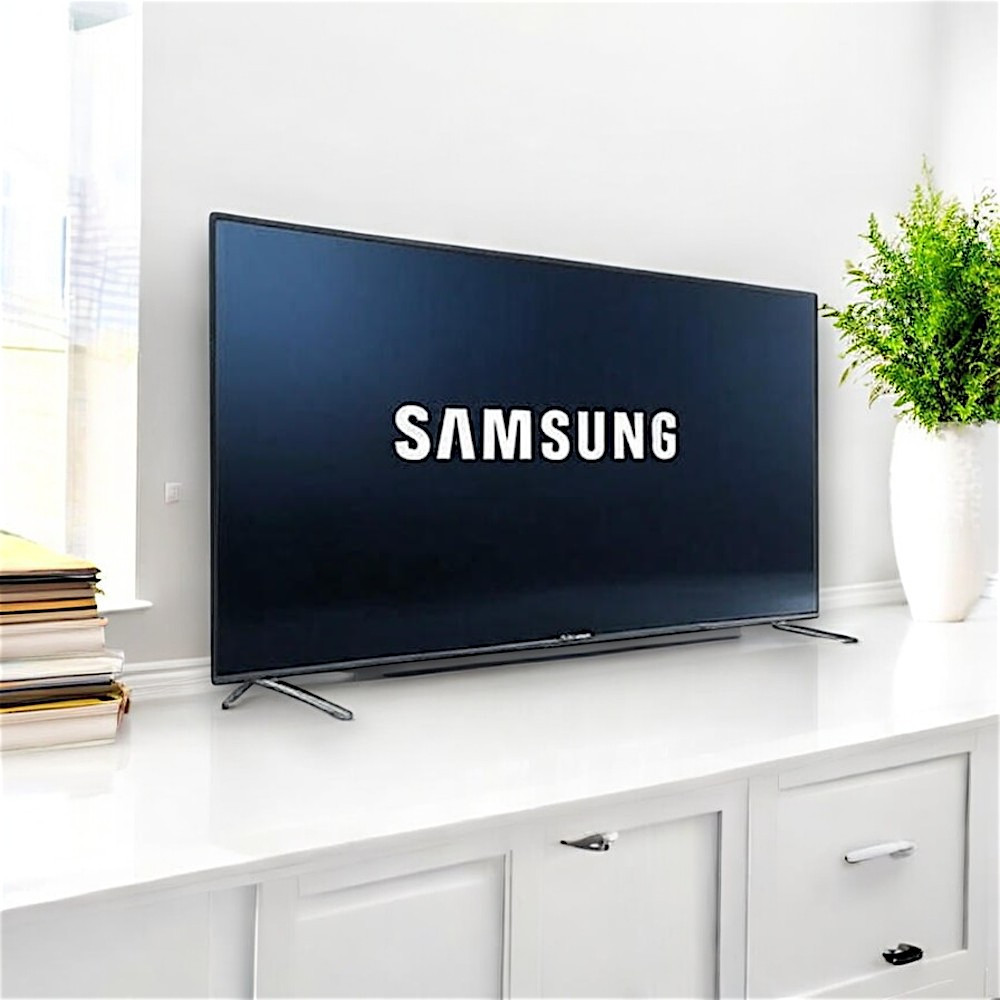 Тонкий телевізор Samsung 45 дюймів Смарт тв телевізор з LED Тонкий телевізор 4К з функцією Android