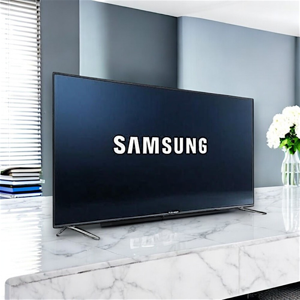 Телевізор гугл та андроід тв Samsung 55дюймів Full HD 4K UHD Плазма з великим екраном Android 14 Wi-Fi 4K Smart, фото 1