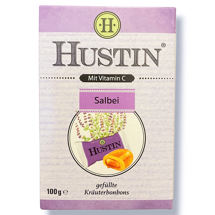 Льодяники на травах Hustin (з шавлією), 100г