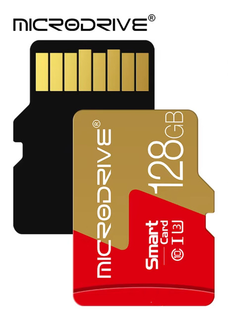 Карта памʼяті MicroDrive microSDXC + адаптер SD 128 GB