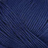 Пряжа Cotton Glamorous/Коттон Гламорос, темно-синій 109, Performance, фото 3