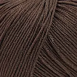 Пряжа Cotton Glamorous/Коттон Гламорос, коричневий 227, Performance, фото 3