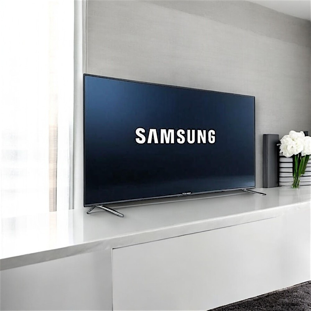 Широкоформатний телевізор Samsung 42" Smart TV 4K UHD T2 Android 14 Голосове управління Bluetooth Wifi