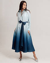 Сукня з бантом IDYL 5013 блакитна