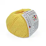 Пряжа Cotton Glamorous/Коттон Гламорос, жовтий 179, Performance, фото 2