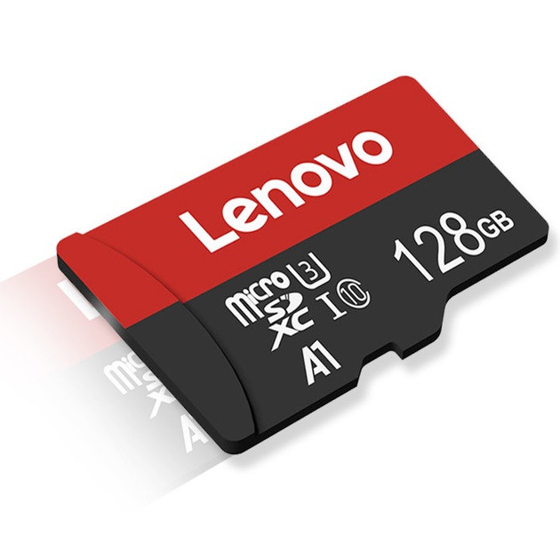 Карта памʼяті Lenovo microSDXC 128GB з адаптером