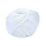 Пряжа Cotton Glamorous/Коттон Гламорос, білий 02, Performance, фото 2