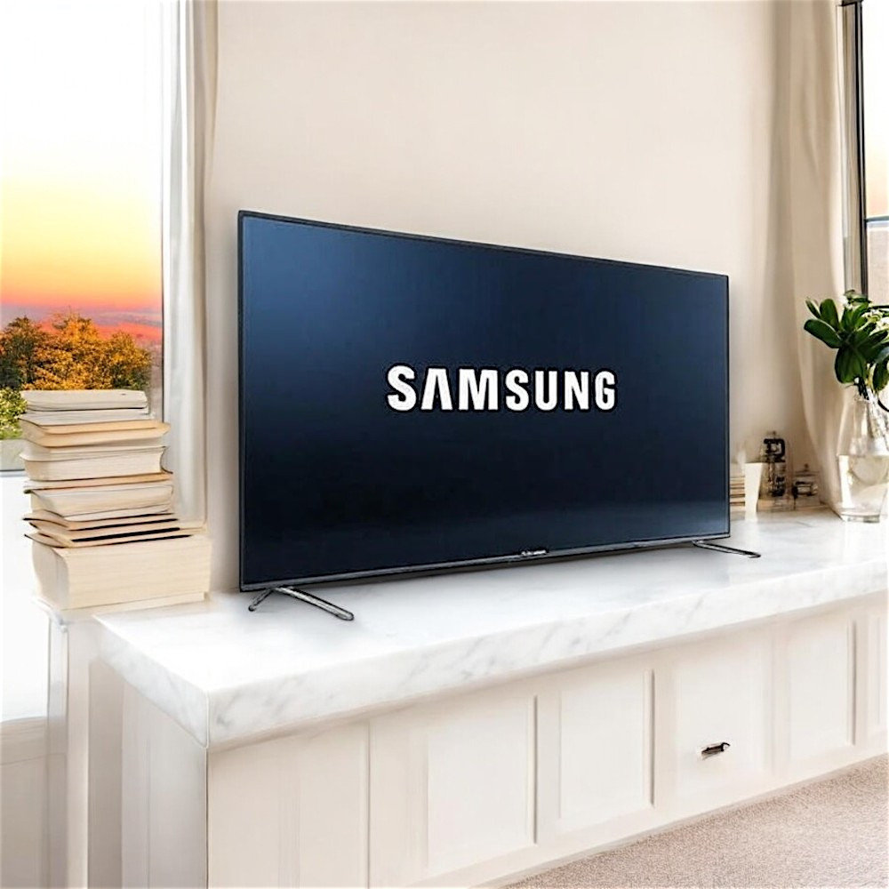 Телевізор Samsung 42 дюйми Smart TV Телевізор з Play Market Android TV 4K Full HD Wifi Керування голосом, фото 1