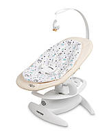 Дитяча гойдалка шезлонг 2 в 1 Caretero Noco Beige