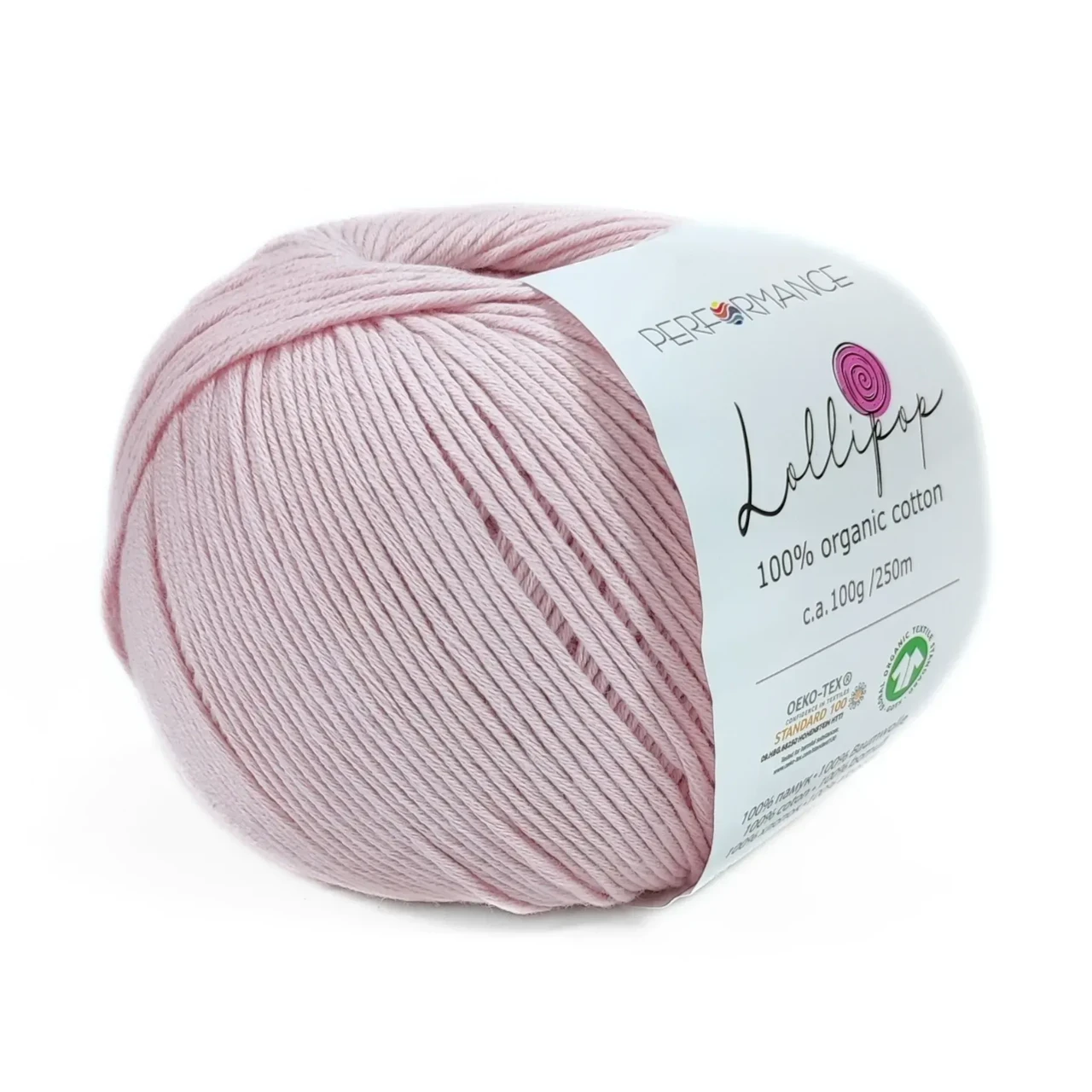 Пряжа Lollipop/Лоліпоп, світло-рожевий 1004, Performance, фото 1