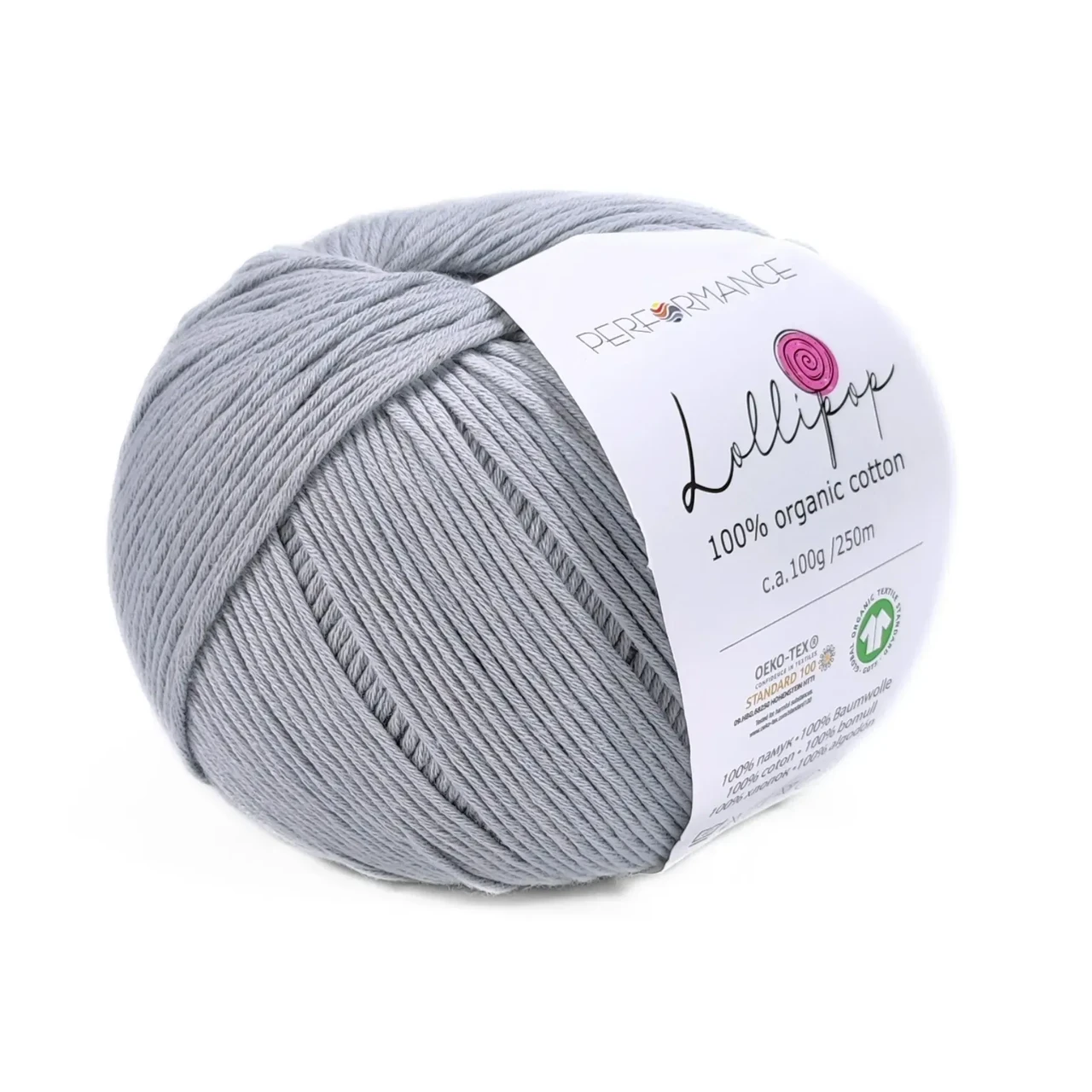 Пряжа Lollipop/Лоліпоп, сіро-блакитний 1015, Performance, фото 1