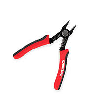 Бокорізи 150мм для електроніки, зняття ізоляції, червоно-чорні ручки (0,8-2,6мм) Intertool