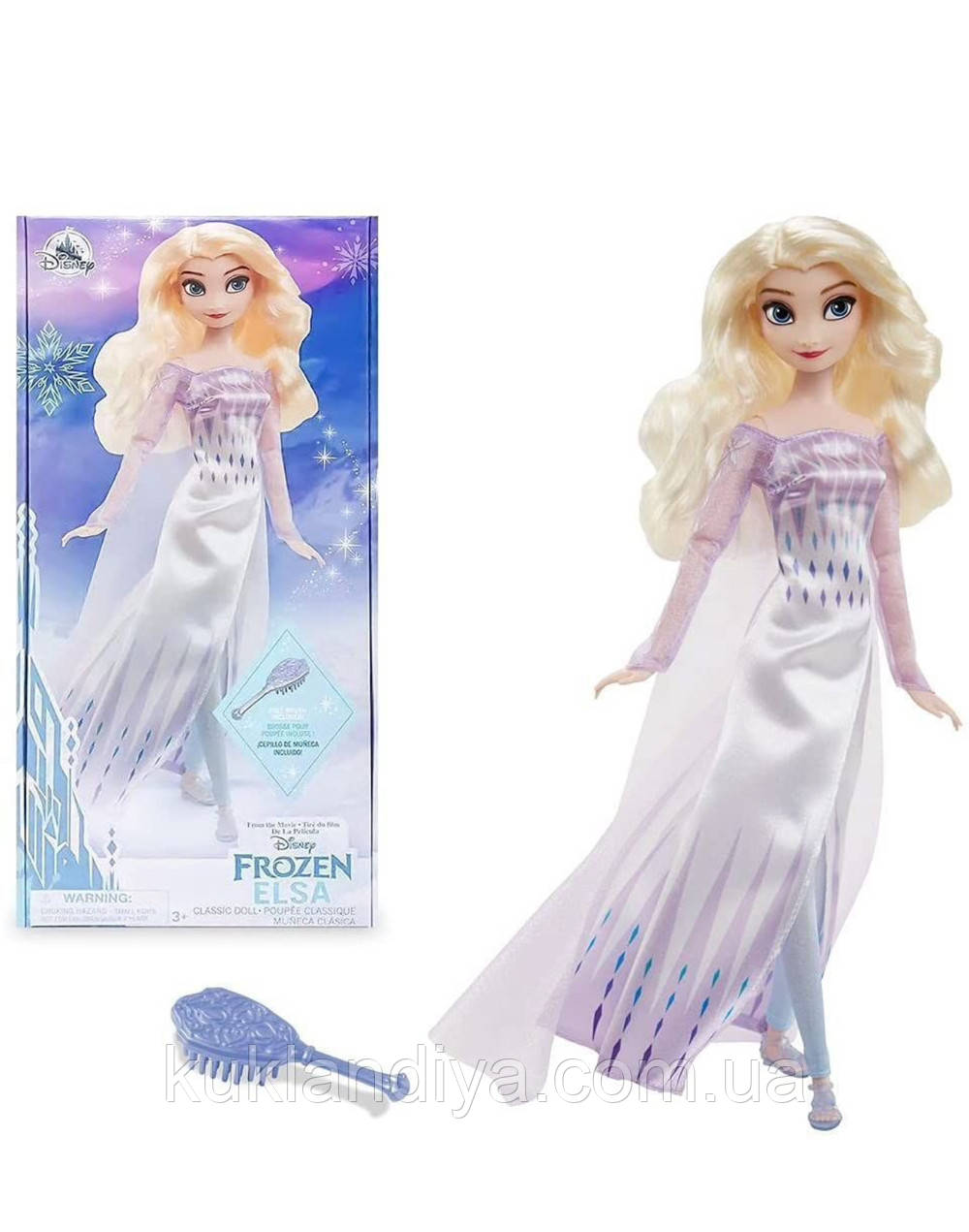 Класична лялька Elsa з гребінцем, фото 1