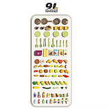 Кухня дитяча 100 см вода пар 91 предмет звуки готування мікрохвильовка продукти 938 А, фото 7